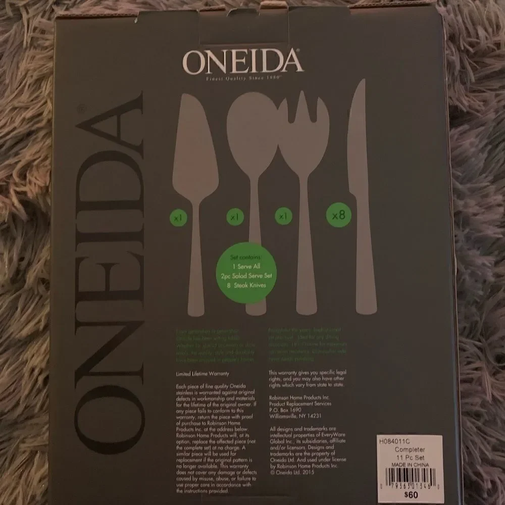 Oneida Essential Additions Completer Set NIB